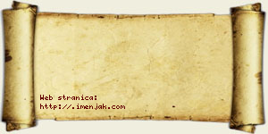 Josip Binjić vizit kartica